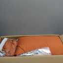 CozyLux King Size Comforter Set Burnt Orange - 7 Pieces Bed in a Bag King, Luxury Soft Bed Set for All Seasons, Bedding Set with Down Alternative Comforter, Sheets, Pillowcases & Shams, Terracotta