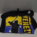 Venezuelan Baseball Player Venezuela Flag Baseball Fans T-Shirt, Size M