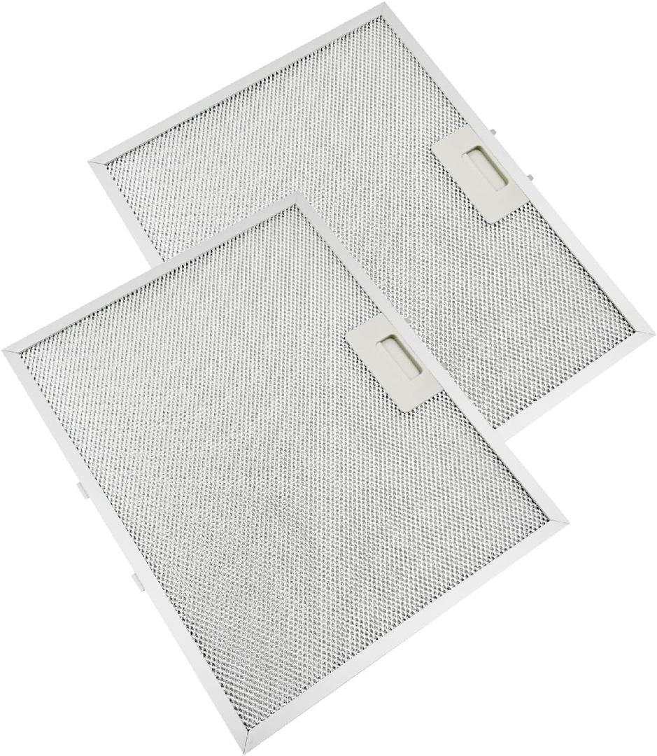 2 Pcs WB02X11011 Range Hood Filter Compatible with GE JV636H1SS JV636H2SS JV536H1SS JV536H2SS Stainless Steel Mesh Grease Filter 14-1/2" x 11-5/8"