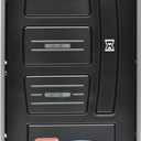 Genie GUWWC-R Universal Garage Door Opener Wireless Wall Console, Compatible with LiftMaster, Chamberlain, Genie, Overhead Door, For Use up to 3 Garage Doors,Black