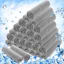 Hosuly 30 Pack Cooling Towels, 40"x12" Ice Breathable Soft Chilly Sweat Rag Microfiber Workout Rags for Gym Cooling Towels for Neck and Face for Yoga Golf Sport Running (Light Gray)