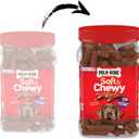 Milk-Bone Soft & Chewy Dog Treats, Made with Real Beef & Filet Mignon, 25 Ounce Canister (EXP 07/12/25)