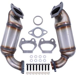 NewYall 3.6L Front Left and Right Catalytic Transfer for Chrysler 200 Town & Country Dodge Avenger Journey 2011-2018 VW Routan Ram C/V 2011-2014