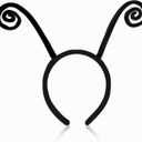 NESTRE Butterfly Antenna Headband for Women,Black Ladybug Ears Headband Butterfly Wings Costume for Halloween Costume Accessories Party Supplies