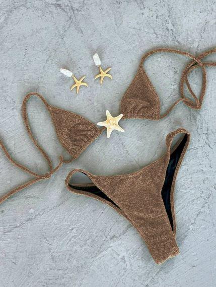 Fashionable & Sexy Solid Color Starfish Bikini Swimwear Summer