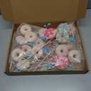 Hobby Lobby Donut pick Sweet treat themed Christmas Holiday decoration tree 6Pack