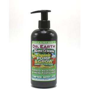 Dr. Earth Organic & Natural Pump & Grow Home Grown Tomato & Vegetable Fertilizer 16 oz, Green