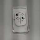 Switch OLED Case for Nintendo Switch OLED Model, Dockable Cover Soft TPU Protector Case for Switch OLED Grips & Console and Accessories with 2 Pcs Thumb Caps, White