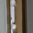 TEECK Shower Curtain Rod, 32-50 inch Adjustable Tension Spring, 1 Inch Shower Curtain Rod Tension, Anti-Slip, Rust-Proof, No Drilling, for Bathroom, White