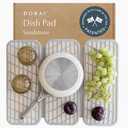 Dorai Home Dish Pad  Quick-Dry Diatomite Stone Drying Mat for Kitchen Counter, 19.9" x 15.2" x 0.52", Sandstone