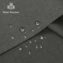 Waterproof Canvas Fabric by The Yard, 58inch 600D Upholstery Fabric Polyester Material Outdoor Water Resistant Material for Sewing Chair Patio Cushion Bag Sofa Seat Repair, 5 Yard Dark Gray