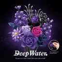 Ideas Halloween Purple Flowers Gothic Rose, Compatible with Lego Flowers Gift for Adults Women Girls Home Botanical Decoration for Birthday, Mother's Day, Christmas 8-16+ (822PSC)