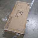 White 4 Drawer Dresser for Bedroom, Tall Bedroom Dresser with Large Drawer & Golden Handles, Wooden Storage Organizer Cabinet Chest of Drawer for Closet, Living Room, Hallway, Children's Room