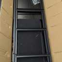 Mifuro Tall Dresser for Bedroom, Vertical Storage Organizer Tower with 6 Drawers, Chest of Drawers with Fabric Bins, Steel Frame, Wood Top for Bedroom, Closet, Entryway- Black