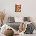 Tijuboni Farmhouse Fall Wall Art Pumpkin Patch Scarecrow Harvest Pictures Decor Autumn Barn Truck Canvas Prints Painting Artwork Home Thanksgiving Gift for Kitchen Bathroom Living Room 12"x16"