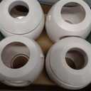 Child Safety Door Knob Cover (4 Pack) Hard-to-Remove Dual-Lock Door Handle Covers for Kids - Reusable Baby Proof Door Knob Locks - Installs Easily, No Tools Needed (White)