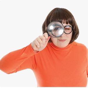 ADULTS MYSTERY GIRL ACCESSORY SET HALLOWEEN FANCY DRESS TV MOVIE CHARACTER