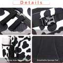 2 x Cute Small Little Kids Cow Print Backpack Kindergarten Preschool Backpacks for Girls Ages 2-4-6 (Black Cow Print)