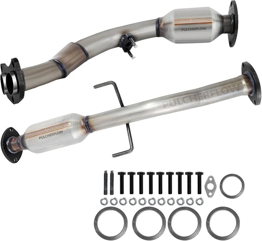 Front&Rear Catalytic Converter Compatible with 2000 2001 2002 2003 2004 Toyota Tacoma 2.7L l4 Catalytic Convertor High Performance (EPA Compliant)
