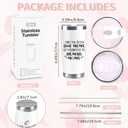 2 x New Mom Gifts for Pregnant Women, 20 Oz Stainless Steel Tumbler Set Funny Dog Mom Pregnancy Gift for Expecting Mom, Mother to be Gift for First Time Moms Wife Friend Mother Day Xmas Presents