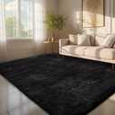 Ophanie 6x9 Black Rugs for Living Room, LargeFluffy Shag Fuzzy Plush Soft Living Room Area Rugs, Floor Shaggy Carpets for Bedroom, Carpet for Kids Boys Girls Dorm Nursery Home Decor Aesthetic