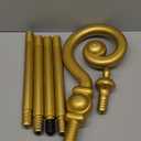 Wand Costume Accessory for Halloween Party Durable and Stylish Prop for Stage Performance and Cosplay Events for Carnival Easter and Year Celebrations Golden