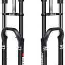 BUCKLOS 26x4.0 Fat Tire Ebike Oil Front Suspension Fork, 9x135mm QR