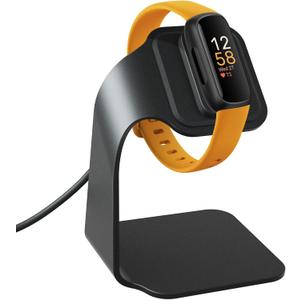 NANW Charger Dock Compatible with Fitbit Inspire 3, Charger Stand Charging Cable Station Base Cradle with 4.5ft USB Cord Replacement Accessories for Inspire 3 Smartwatch, Black