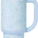 Ello Oasis 30 oz Tumbler with Handle & Retracting Straw | Reusable Insulated Stainless Steel Cup 100% Leakproof, Gifts for Teens Women Men | Keeps cold for 24 Hours, Cup Holder Friendly, Sweet Alyssum