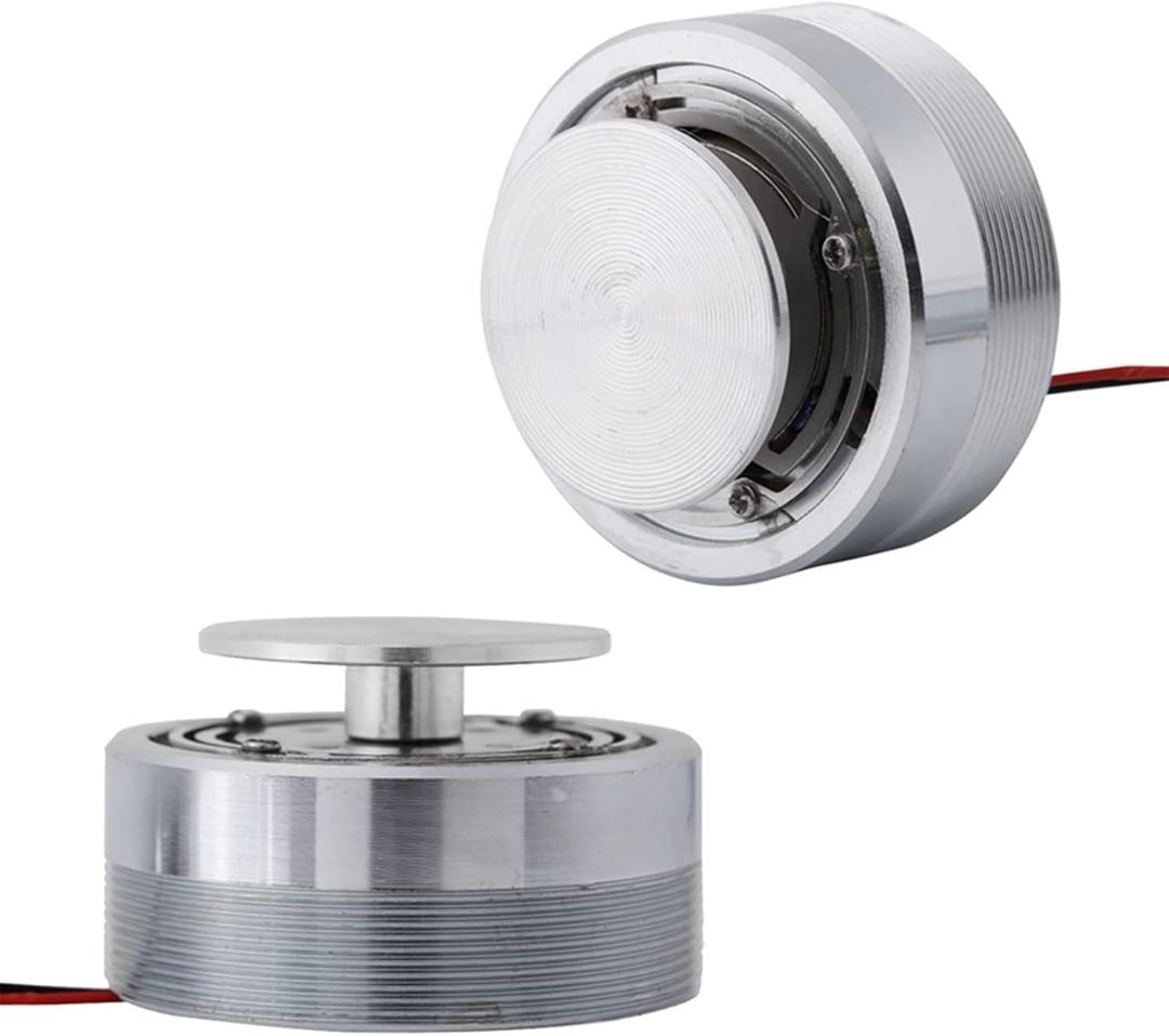 2 Inch Resonance Speaker 50mm Full Frequency Vibration Speaker with Strong Bass 25W for Computer Mobile Phone Audio Enhancement (4,25W) (1)
