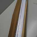 Joydeco Cordless Zebra Blinds for Indoor Windows, White (No Drill), 58"W x 75"H