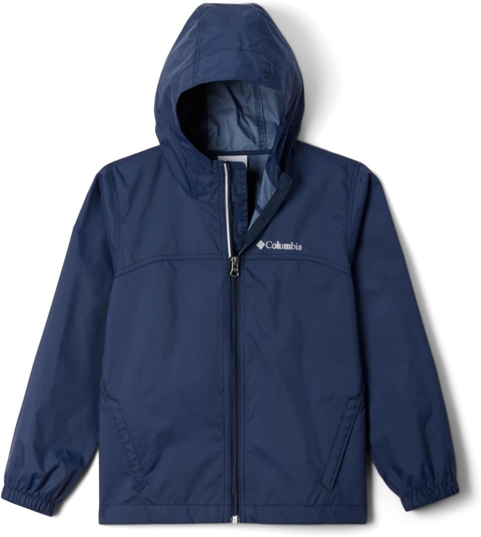 Columbia Boy's Glennaker Rain Jacket (Large, Collegiate Navy)