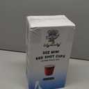 Lilymicky 300 PACK 2 oz Plastic Shot Glasses, Red Disposable Shot Cups, Mini Red Shot Cups, 2 oz Party Cups for Halloween Christmas Party