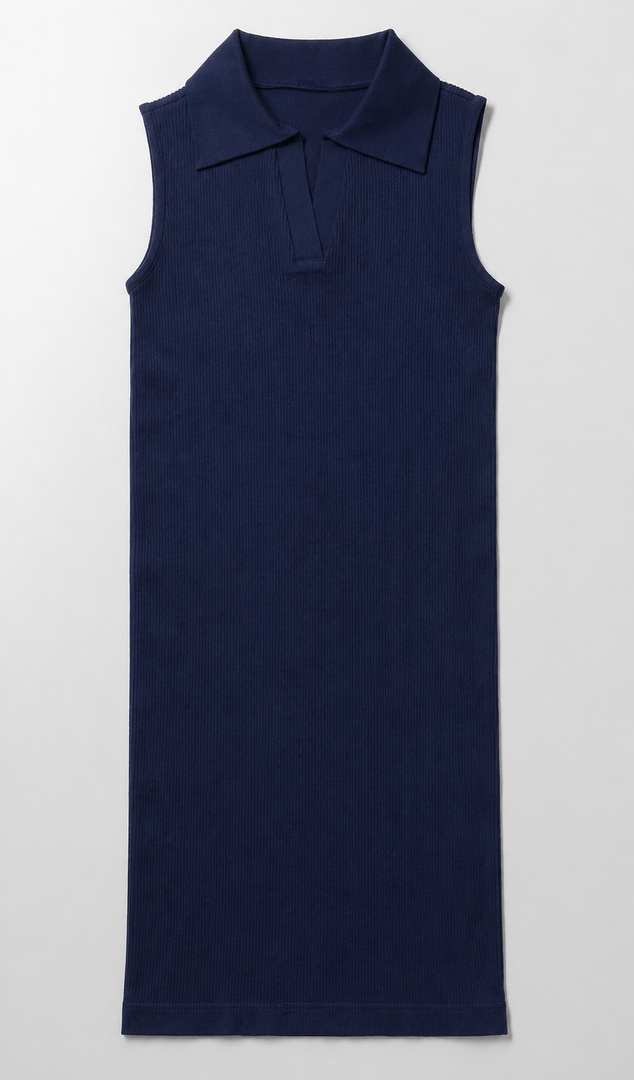 LPNNC662XD6PF, Size S, Navy Blue Dress, Long, Small