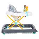 Smart Steps Trend Activity Walker with Removeable Toy Bar, Multi-Directional Front Wheels, Tray, Adjustable Height and Flat Fold Frame for Storage, Ages 6 Months +, Zoo-ometry Grey