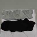 Ankle Socks for Women,Athletic Running Low Cut Women's Socks 6 Pairs (6-8, White/Black/Grey)
