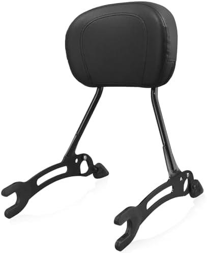 NOVALLA 17 inches Passenger Sissy Bar for Indian Challenger Chieftain Indian Pursuit Springfield Roadmaster Vintage 2014-2024 (Black)