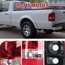 Tail Light Housing Rear Lamp For Ford ranger 2006 2007 2008 2009 2010 2011 Replaces #6L5Z13405AA #FO2819111 (Left Driver Side)