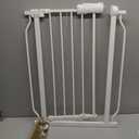 Narrow Baby Gate 24.4-29 Inch for Stairs Pet Dog Gates Indoor for Doorways
