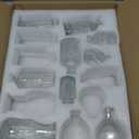 Glass Bud Vase 15 Pcs for Centerpieces Wedding,Home Decor,Bud Vases in Bulk for Flowers,Small Vases for Christmas,Birthday Party,Wedding,Valentine's Day,Mother's Day,Other Events Decorations(Clear)