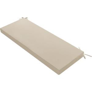Outdoor Bench Cushion: Waterproof and Fade Resistant Patio Furniture Cushions - Non-Slip Bench Pad Cushion with Removable Cover for Garden Swing Porch Sofa Settee
 Size 21"x 25,5", 