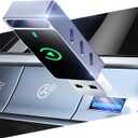 2025 Wireless CarPlay Adapter for iPhone 30ms Latency Wired to Wireless for Apple CarPlay Wireless Adapter 3S Connection Adaptable to iOS10+ Version & Cars from 2015+ Mini Size Car Play Wireless (Black)