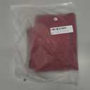 AISEW Womens Long/Short Sleeve V Neck T-Shirt Striped Sheer Mesh Raglan Tees Loose Casual Tops (Red, XL)