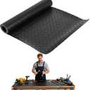 Work Bench Pad Mat, Top PVC Workbench Mat with Non-Slip Texture, 48" x 17" Scratch Stain Resistant Surface Protects Work Bench Tabletop Countertop for Woodworking Crafting Tool Protection