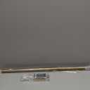 Ivilon Drapery Window Curtain Rod - End Cap Style Design 1 Inch Pole. 48 to 86 Inch Color Warm Gold