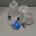 Syrup Dispenser Bottles Set of 3, Simple Syrup Bottle for Coffee Bar Accessories,7 oz Glass Coffee Syrup Containers for Maple Honey Syrup Oil, with Metal Pour Spouts, Stoppers,Condiments Dispenser (Gold)