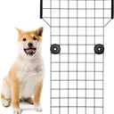 KOOLTAIL Dog Car Barrier - Front Seat Pet Vehicle Barriers Adjustable Steel,Safety Guaranteed Dogs and Passengers for CarsSUV's, for Small and Medium Dogs (12"-16" x 26" (Front Seat))