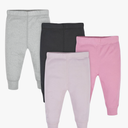Gerber Baby Girls' Multi-Pack Active Pants Set, 24 Months