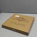 Round Burnt Wood Serving Tray with Beads, Wooden Decorative Tray for Entertaining, Decoration, and Gifting, (13", Burnt Brown Y1)