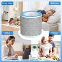 2 Packs HP102 Replacement Filters Compatible with Shark HP102 & HP102PET & HC452 & HP132 & HC450 & HC451 & HC455, True HEPA for Fine Particles, Compare to Part #HE1FKPET, HE1FKBAS